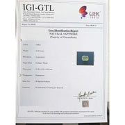 7.04 Ratti Natural yellow sapphire with Govt Lab Certificate-(6100)